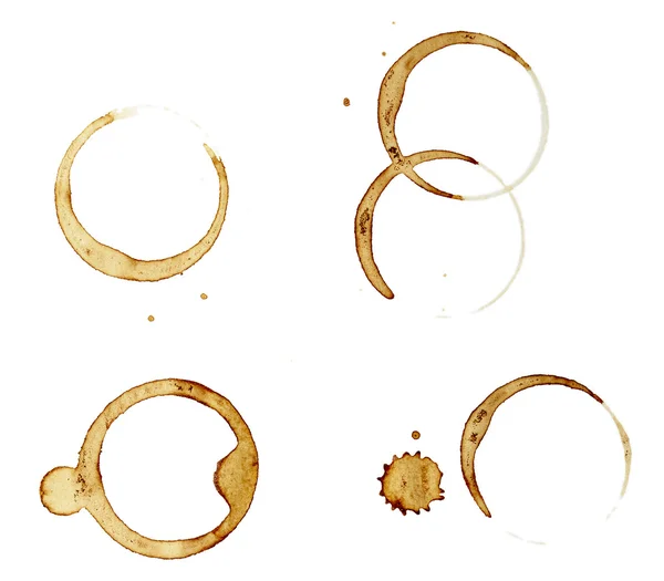 stock image Coffee stains group food beverage drink