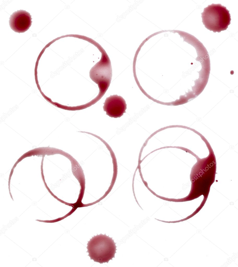Wine stains group food beverage drink alcohol