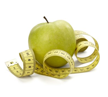 Teyp terzi diyet fitness elma meyve yemek uzunluğu ağırlık ölçmek