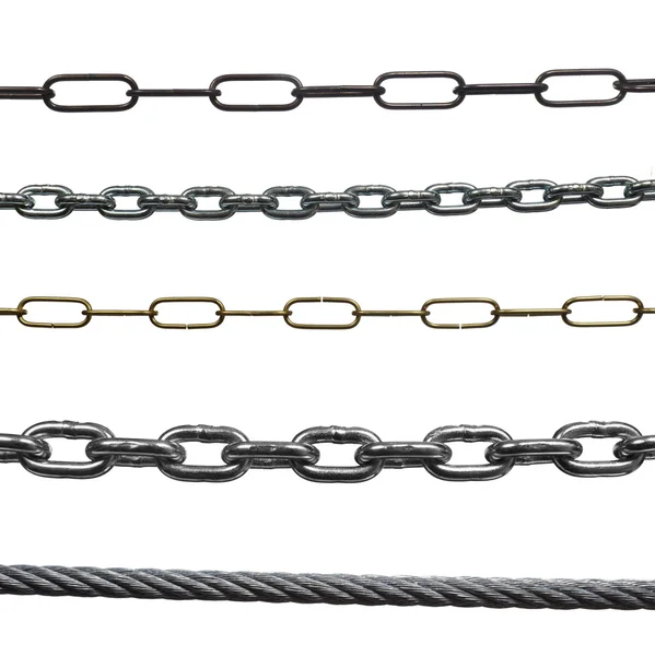 Cadeia metal link ferramenta da indústria — Fotografia de Stock