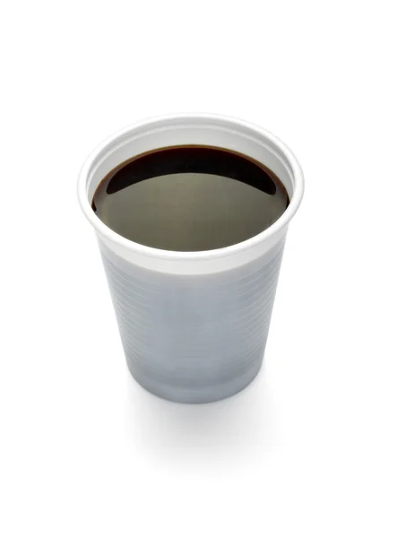 Plastik bardak kahve dring içecek gıda ofis — Stok fotoğraf