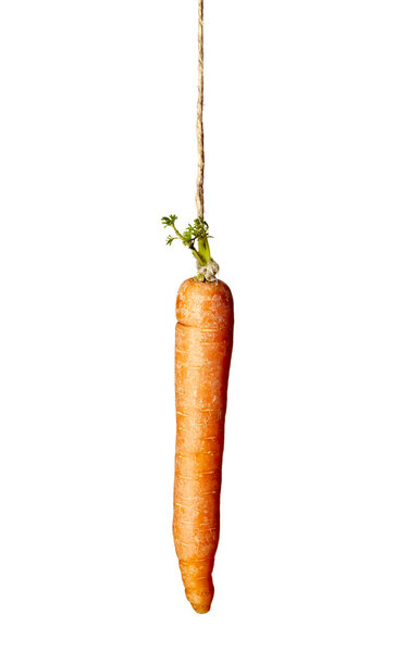 Carrot rope food vegetable hanging