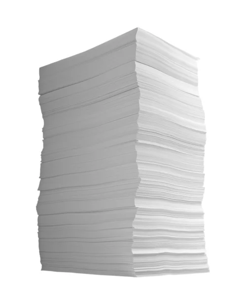 Stapel von Papieren dokumentiert Bürogeschäft — Stockfoto