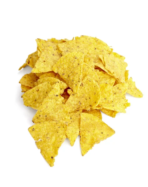 Chip snack tortilla mexicana alimentos poco saludables —  Fotos de Stock