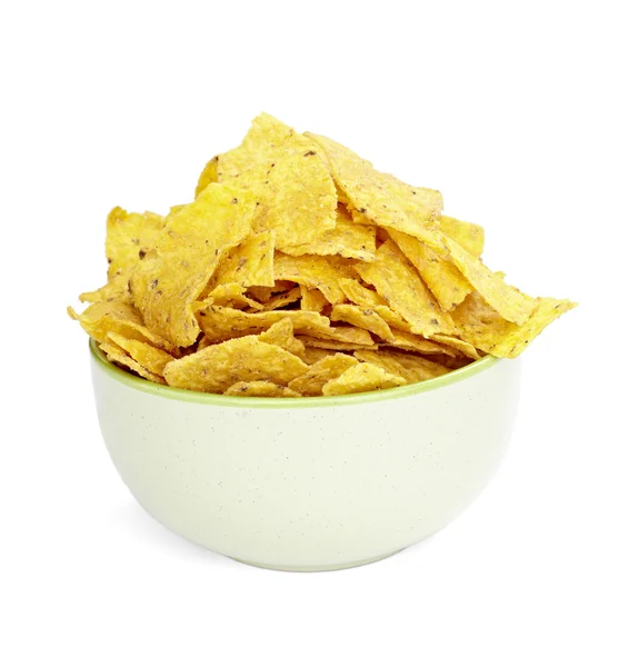 Chip snack tortilla mexicana cibo malsano — Foto Stock