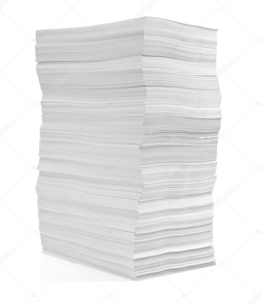 Stack of papers documents office business