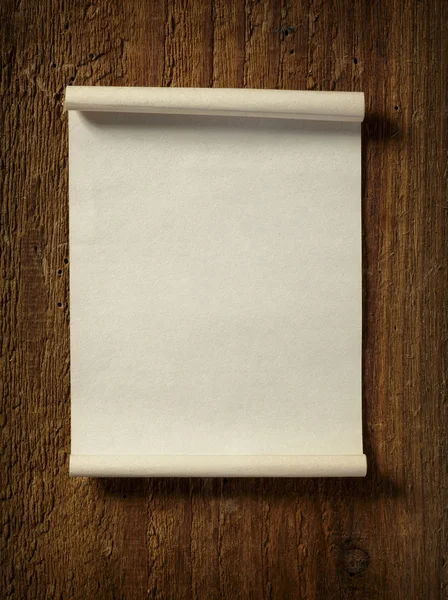 Папір на дерев'яній стіні бізнес — стокове фото