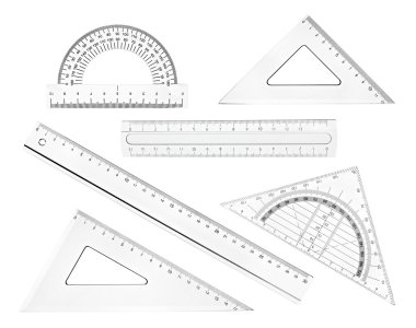 plastik cetvel matematik geometri okul eğitimi