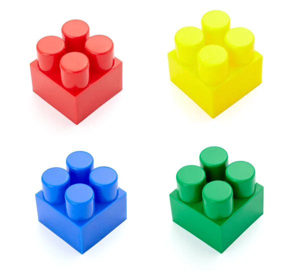 Zabawki lego blok budowlanych edukacja dzieciństwa — Zdjęcie stockowe