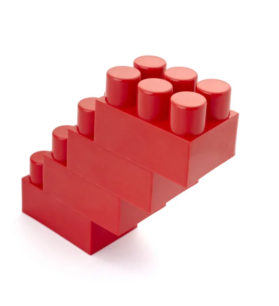 Toy lego block construction education childhood — Stock Photo, Image