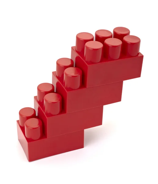 Oyuncak lego blok inşaat eğitim çocukluk — Stok fotoğraf