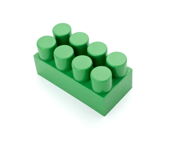 Toy lego block construction education childhood — Stock Photo, Image