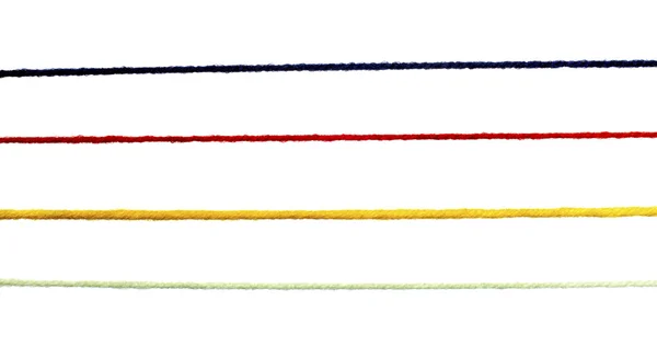 Lana de punto cuerda colorido fondo — Foto de Stock