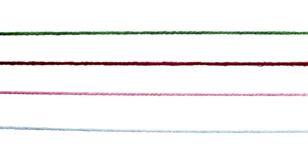 Ciąg dziania wełny przewód kolorowe tło — Zdjęcie stockowe