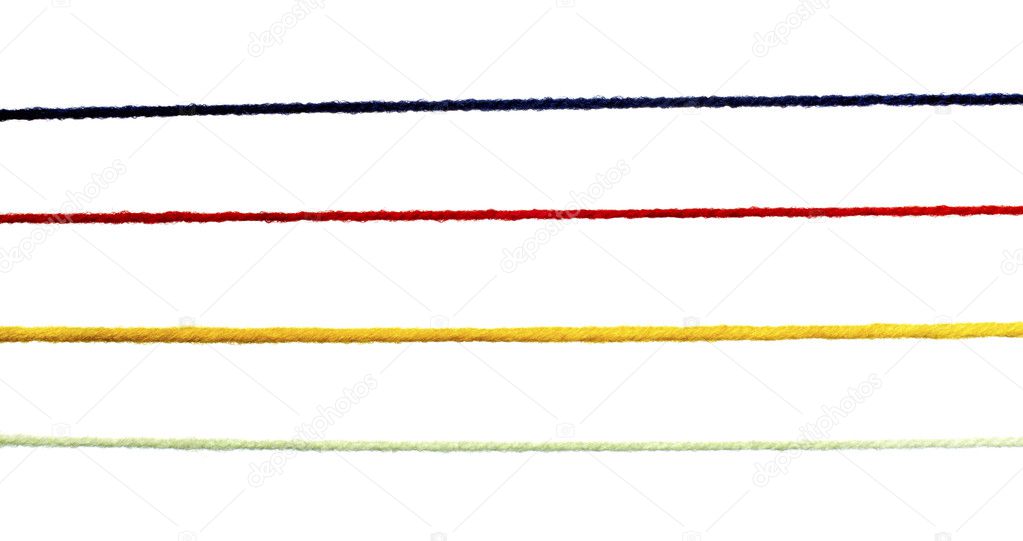Wool knitting string cord colorful background