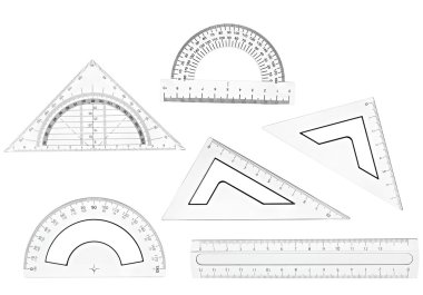 plastik cetvel matematik geometri okul eğitimi