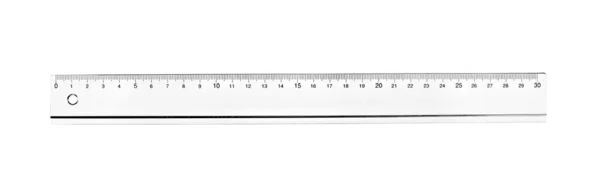 Plastic ruler math geometry school education — Stock Photo, Image