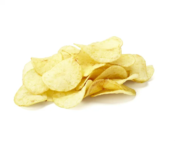Chipsy solone żywności śmieci — Zdjęcie stockowe