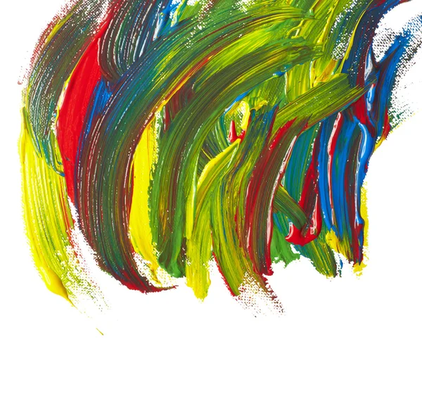 Stock image Color strokes oil paint brush art