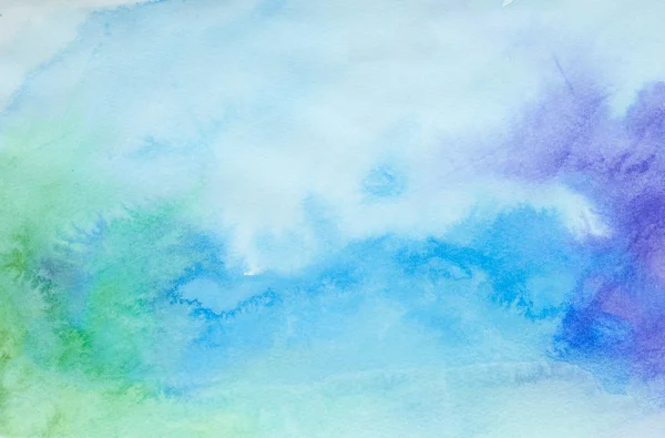 Color strokes watercolor painting art — Stock Photo, Image