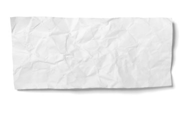 Blank unfolded paper used marks grunge clipart