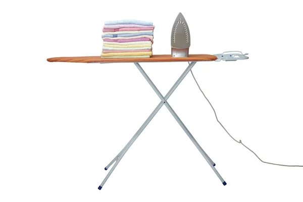 Bügeln von Kleidung Hausarbeit Ausrüstung — Stockfoto