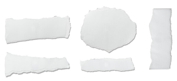 Белая бумага разорвана фон сообщения
