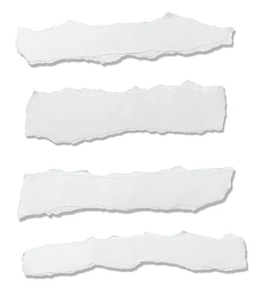 Fehér papír szakadt háttere Jogdíjmentes Stock Képek