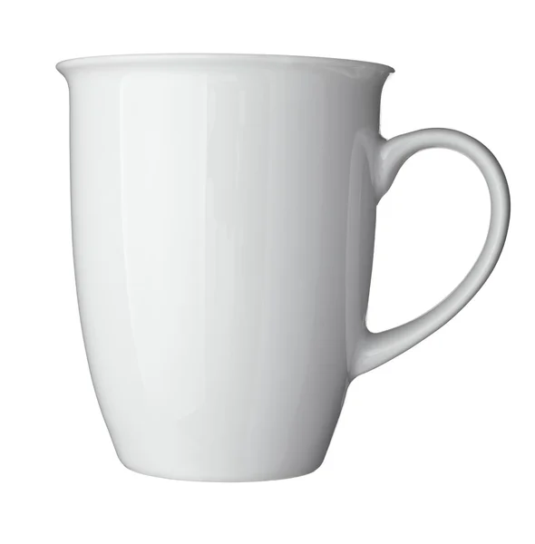 Белая чашка кофе напиток — стоковое фото