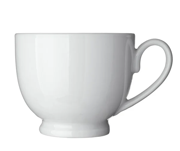 Белая чашка кофе напиток — стоковое фото