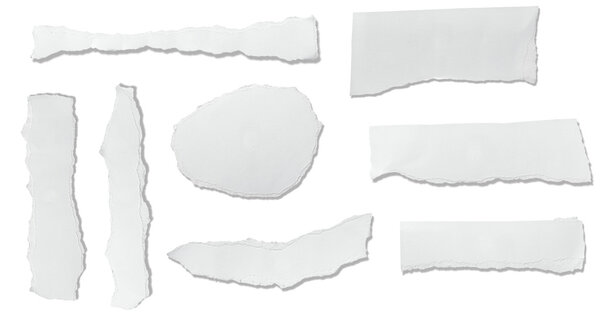 Белая бумага разорвана фон сообщения
