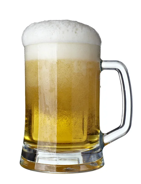 Стеклянный напиток из пива — стоковое фото