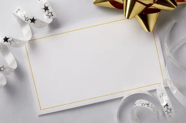 Greeting card christmas seasonal celebration — Stock Photo, Image