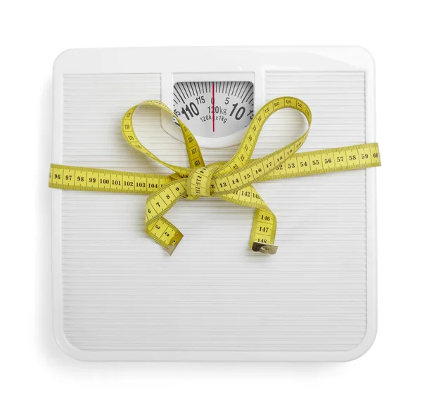 Escala libra cinta métrica dieta —  Fotos de Stock
