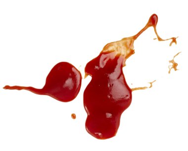 Ketchup stain dirty seasoning condiment food clipart