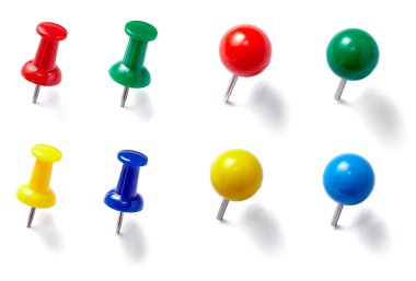 Push pin thumbtack tool office business clipart