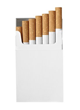 Cigarette box smoking clipart