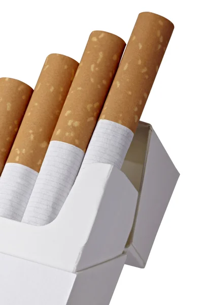 Cigarette box smoking — Stock Photo, Image