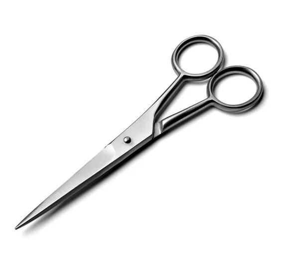 Scissors cut hairdresser sharp blade — Stock Photo, Image