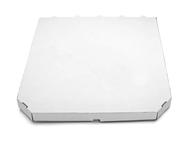 Pizza box levering pakket fastfood — Stockfoto