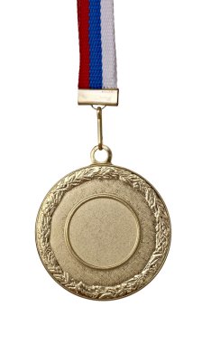 Golden medal sport competition winner clipart