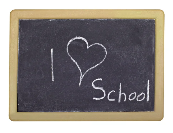Amor corações escola quadro — Fotografia de Stock