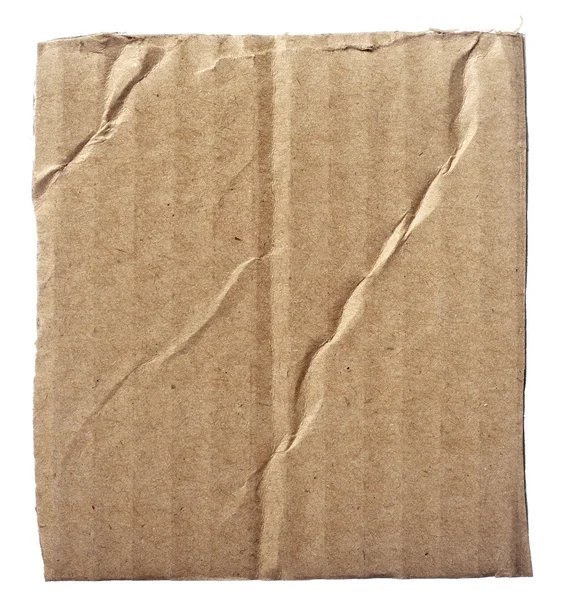 Notă de hârtie din carton rupt — Fotografie, imagine de stoc