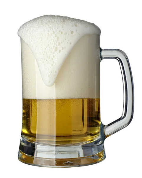 Birra bicchiere pinta bevanda alcol — Foto Stock