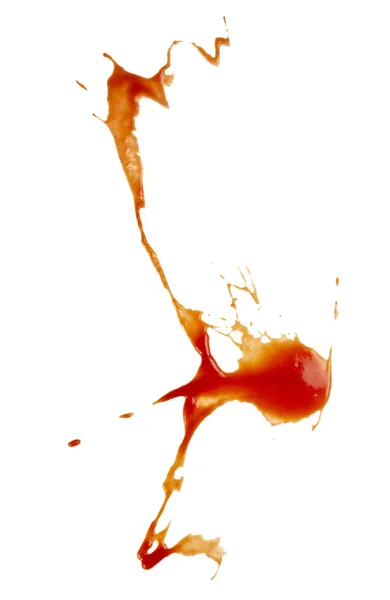 Ketchup foltot piszkos fűszerezett ételek ízesítésére — Stock Fotó