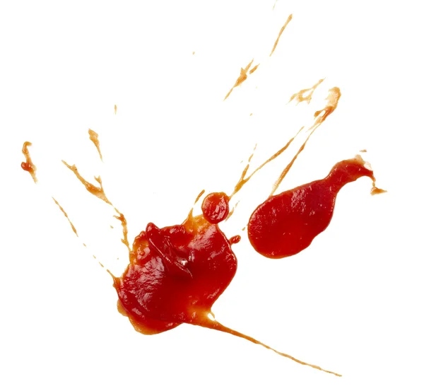Macchia di ketchup condimento sporco cibo — Foto Stock