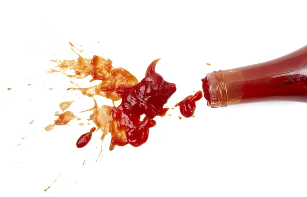 Ketchup mancha condimento sucio comida — Foto de Stock