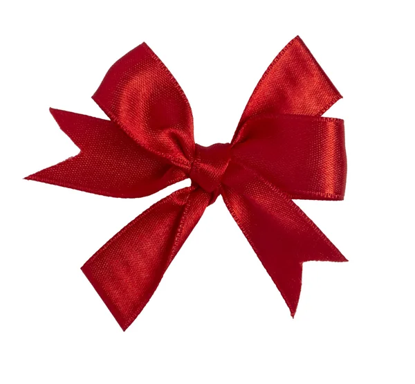 Red ribbon celebration christmas birthday — Stock Photo, Image