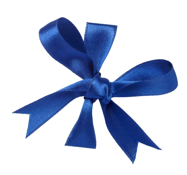 Blue ribbon celebration christmas birthday — Zdjęcie stockowe