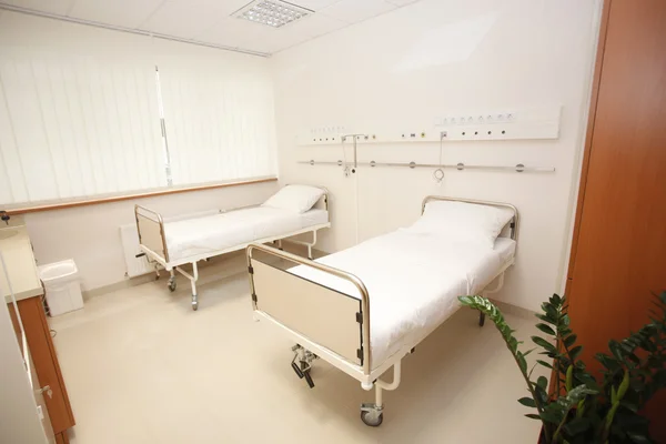 Охорона здоров'я лікарняних ліжок — стокове фото